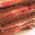 *ぽこぽこワッフルボアブランケット*chocoorange