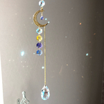 ラストです、月と星の夜  サンキャッチャー