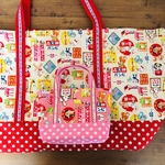 【ma様オーダー品】はいから横町のバッグとみにみにトート