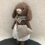 羊毛フェルト ロップイヤー お出かけうさぎ 女の子