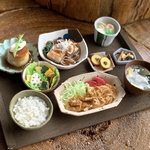 古民家カフェ風ランチ〜生姜焼き〜