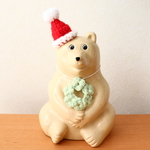 サンタしろくまくん🌲* フチあり