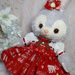 ステラルー（Sサイズ）コスチューム＊おとな可愛いクリスマス＊クリスマスドレス＊レッド