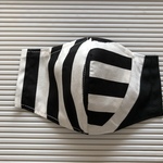 ポケットつきにもできる　立体布マスク　人気　和柄　鬼　縦横ストライプ　幅広　滅　子供　大人サイズ