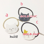 ねこのヘアゴム《プラ板》猫･ネコ･neco