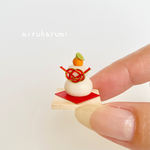 大人気❣️ミニチュア「鏡餅」　※年内発送のご注文はお早めに！