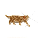 お散歩猫さん トラ猫Aタイプ ブローチ