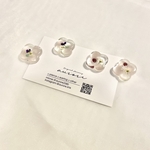 Flower Drop (ワインレッド)　ピアス　イヤリング