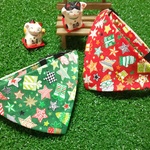 🌷 バンダナ 猫首輪 【クリスマス柄G】🌷