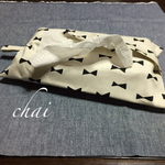 ★再販 ちいさなシンプルリボンのティッシュボックスカバー★