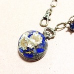 511-31　Lapis lazuli オルゴナイトのバッグチャーム◎艶*.:★ orgonite ★:.* 