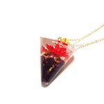 511-30　ガーネットのオルゴナイトペンダント*.:★ orgonite ★:.* 