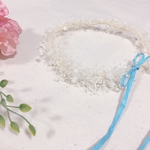 再×4販♡ 【送料無料】記念日に♡baby・Kids花冠 -かすみ草-