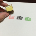 カメラ の 消しゴムはんこ
