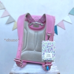 紫のお花畑♡キッズケータイケース☆ラミネートで安心便利＊キッズ携帯ケース/ランドセルにも二重で安心安全♪