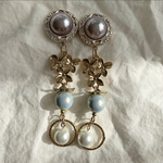 [再販！！ゴールドフラワーピアス