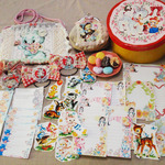 写真全部セット★バンビBOXに詰めてバック＆ポーチ＆文具等★