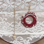 リースのピアス