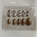 牛柄ネイルチップ