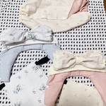 m-rut様☆専用☆オーダー☆ ふわふわ　ダブルガーゼ　ベビービョルンone kai air用  よだれカバー 抱っこ紐用 首回りカバー フードカバー　収納カバー