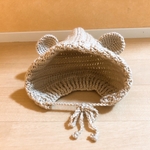 くまさんの赤ちゃんボンネット