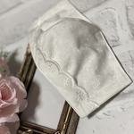 ♡×1800 再販14回目♡オールシーズンマスク　花柄  スカラップレース   おしゃれマスク　夏用　インナーマスク　マスクカバー  接触冷感マスク　涼感マスク