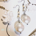 大人可愛い✨大粒パールピアス✨