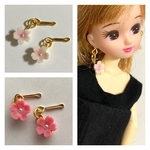 リカちゃんさくらピアス（大）