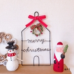 《一点限定》🎄クリスマス🎄merry christmasワイヤーシンプルおうち（ミニミニリース付き）