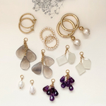 デイリーピアス14kgf／イヤリング　[purple]　