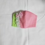 レース リボン付き 鬼かわマスク 幼児用 子供用 