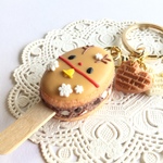 フェイクスイーツ*トナカイさん・ナッツチョコアイスサンドクッキー・クリスマス*スイーツデコ