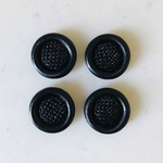 Black PU Leather Designed 23mm Cabochons