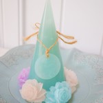 flower angel  ～green～                                                  薔薇のリースキャンドル