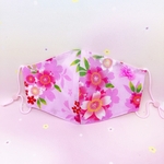 リボン桜マスク