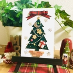 《送料無料》クリスマスツリーの置物　クリスマス飾り付け　ミニチュア雑貨　ミニツリー　✳︎イーゼル付き✳︎