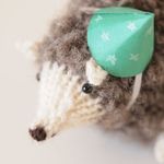 ひつじのぬいぐるみ　杢ブラウン