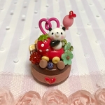 ミニチュアケーキとパンダさん