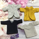 yukifuji45様専用☆ねんどろいどどーる 服☆単品 ロングカーディガン、単品Vネックのセーター