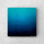 【DEEP SEA（S-#87）】 絵画　インテリア　海　ハワイ　アートパネル　北欧