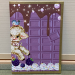おすそ分けファイル　BOOK型　レトロアニマル  ブルーベリーチョコレート