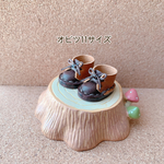 〈再販〉ショートまんまる革靴(ダークブラウン&キャメル)+(ステッチダークブラウン)