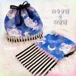 ゆめかわ ユニコーン♪お弁当袋＆お箸袋 2点セット。  入園・入学  グッズ 女の子 