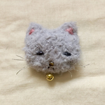 natume0601専用 ふわふわにゃんこのブローチ