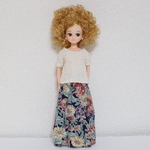 リカちゃん 服 set ♡プチプラset①♡ニット×スカート