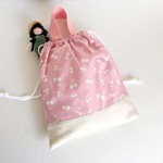 ♡♪Cherry White × Pink　お着替え入れ♪ ♡