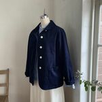 コーデュロイのジャケット＊ネイビー＊暮らしの店sacchi＊