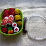 お寿司お弁当（黄緑）