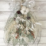 【限定1点のみ】ドライフラワーのXmasスワッグ。