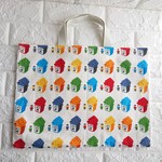 送料無料☆ブロック柄のレッスンバッグ